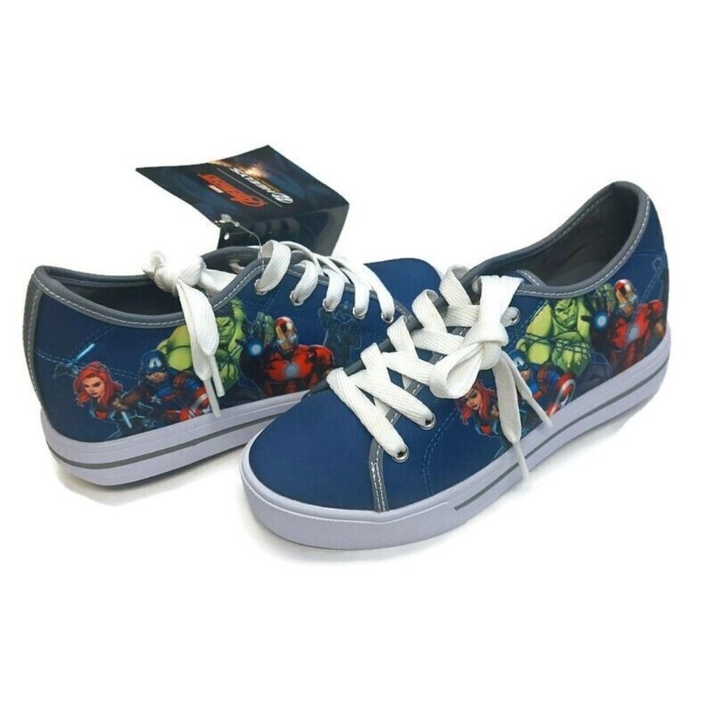 HEELYS Marvel Avengers Skate Shoes HES10505 Hulk Blue Youth Size 6 Womens Size 7 - Picture 9 of 9